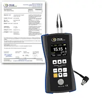 Diktemeter PCE-TG 300-NO7-ICA incl. ISO-kalibratiecertificaat 