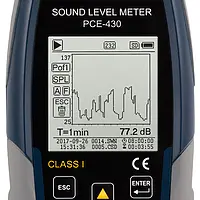 Geluidsmeter PCE-430-SC 09 display