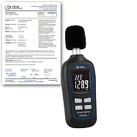 Geluidsniveaumeter PCE-MSL 1-ICA incl. ISO-kalibratiecertificaat 