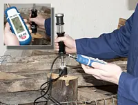 Houtvochtigheidsmeter Toepassingsfoto