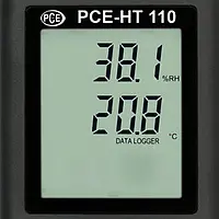 2-kanalige HVAC meter PCE-HT110 scherm