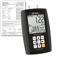 HVAC meter PCE-PDA 10L-ICA incl. ISO-kalibratiecertificaat 