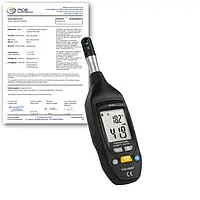 Hygrometer PCE-555BT-ICA incl. ISO-kalibratiecertificaat 