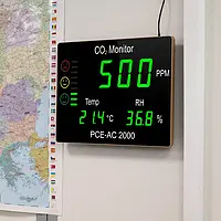 Hygrometer in gebruik