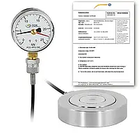 Krachtmeter PCE-HFG 25K-E100-ICA incl. ISO-kalibratiecertificaat  