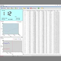 Luchtstroommeter software