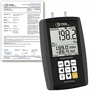 Manometer PCE-PDA 01L-ICA incl. ISO-kalibratiecertificaat 