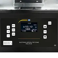 Materiaal testbank display