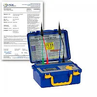 Milliohmmeter PCE-MO 2002-ICA incl. ISO-kalibratiecertificaat 