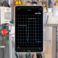 Multimeter in gebruik