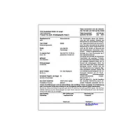 NIST Kalibratiecertificaat voor de Gasdetector HFX205