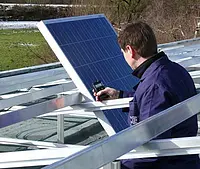 Zonne-energie stralingsmeter PCE-SPM 1 toepassing