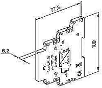 Stroomtransmitter PCE-P17I afmetingen