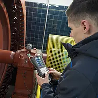Trillingsmeter Toepassingsfoto