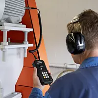 Trillingsmeter Toepassingsfoto