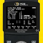 PCE-PA 8000 software