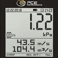 Verschildrukmeter Display