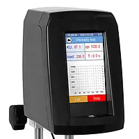 Viscometer display