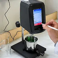 Viscometer in gebruik