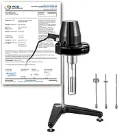 Viscositeitsmeter PCE-RVI 1-ICA incl. ISO-kalibratiecertificaat 