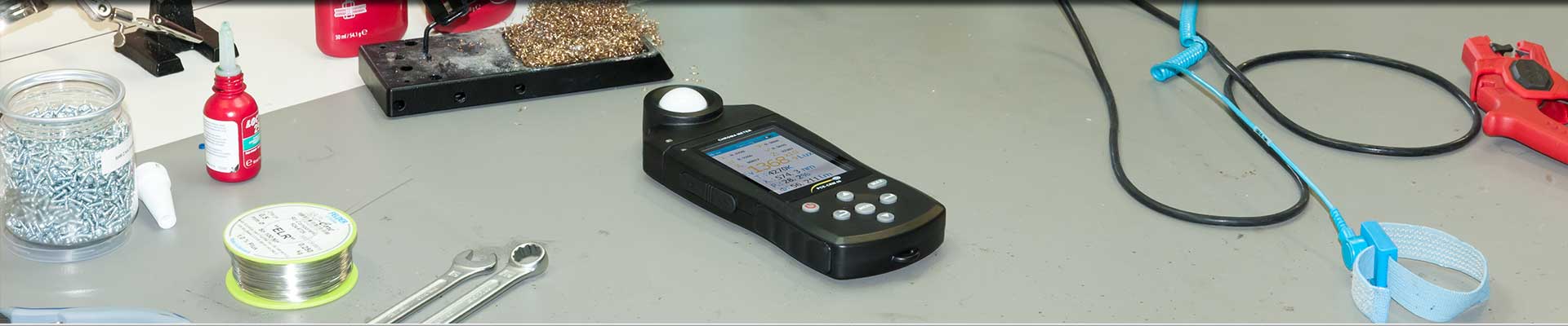 Portable light illuminance measurement instrument for data storage 1-100000 for brightness measurement for transport routes 