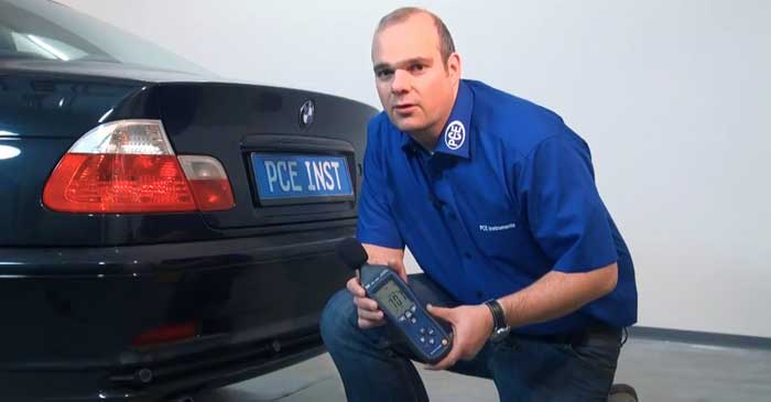 Watch SPL meter PCE-322A application video