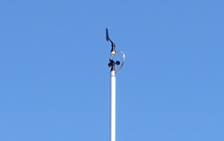 Anemometer KWS1 with PCE-WL 2 application.