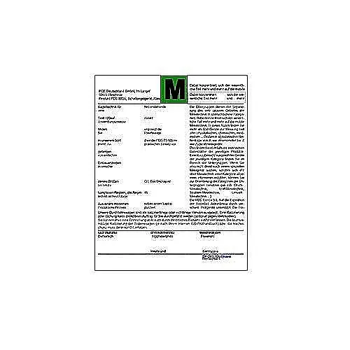Calibration Certificate for Multimeter PCEPMM 1 PCE Instruments