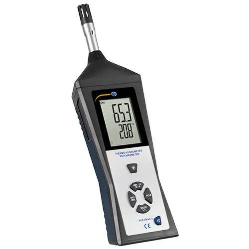 Dew Point Thermometer PCE-HVAC 3-ICA Incl. ISO Calibration Certificate