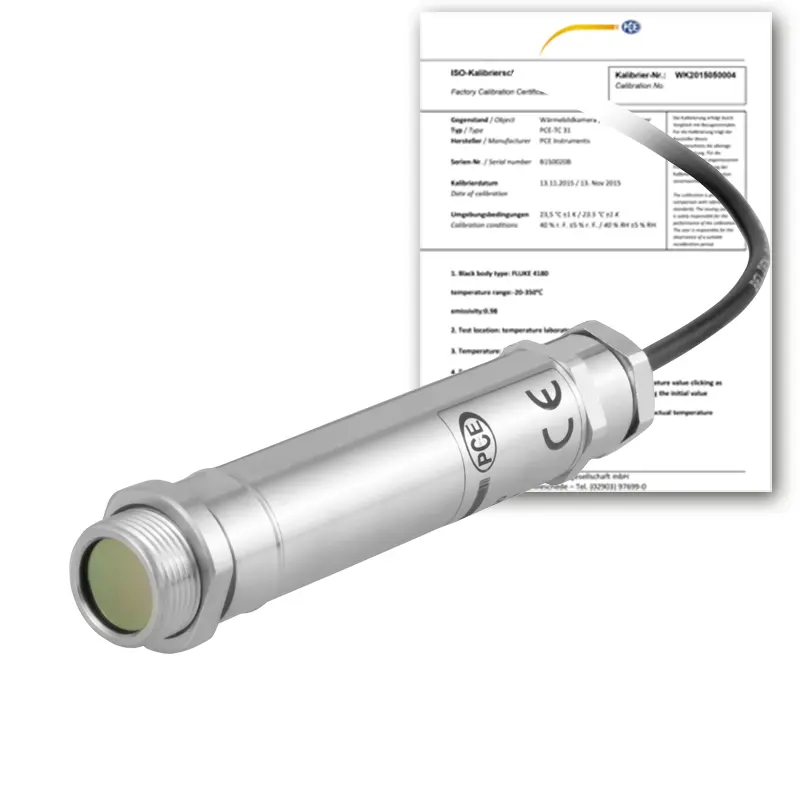 Digital Thermometer PCEIR 50ICA incl. ISO Calibration Certificate