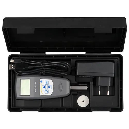 rubber and elastomers PCE Instruments Durometer PCE-DD-A to measure Shore A hardness in soft gums