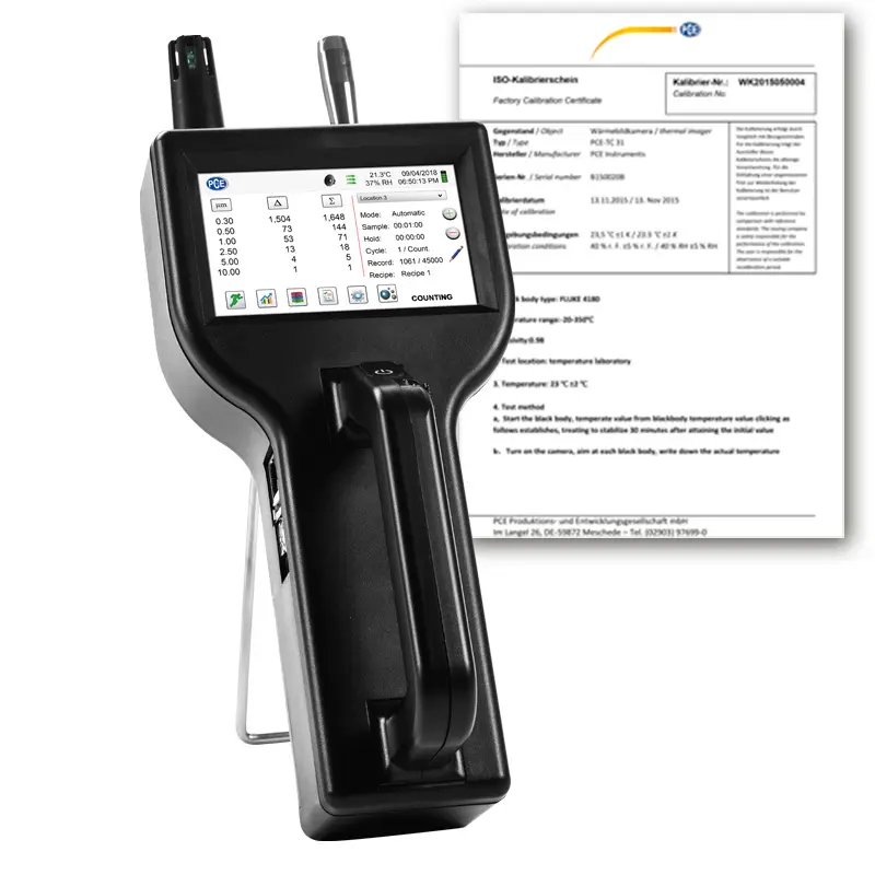 Dust Measuring Device PCEPQC 10EU Incl. Calibration Certificate PCE