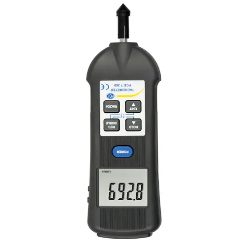 Handheld Tachometer PCET 260ICA Incl. ISO Calibration Certificate