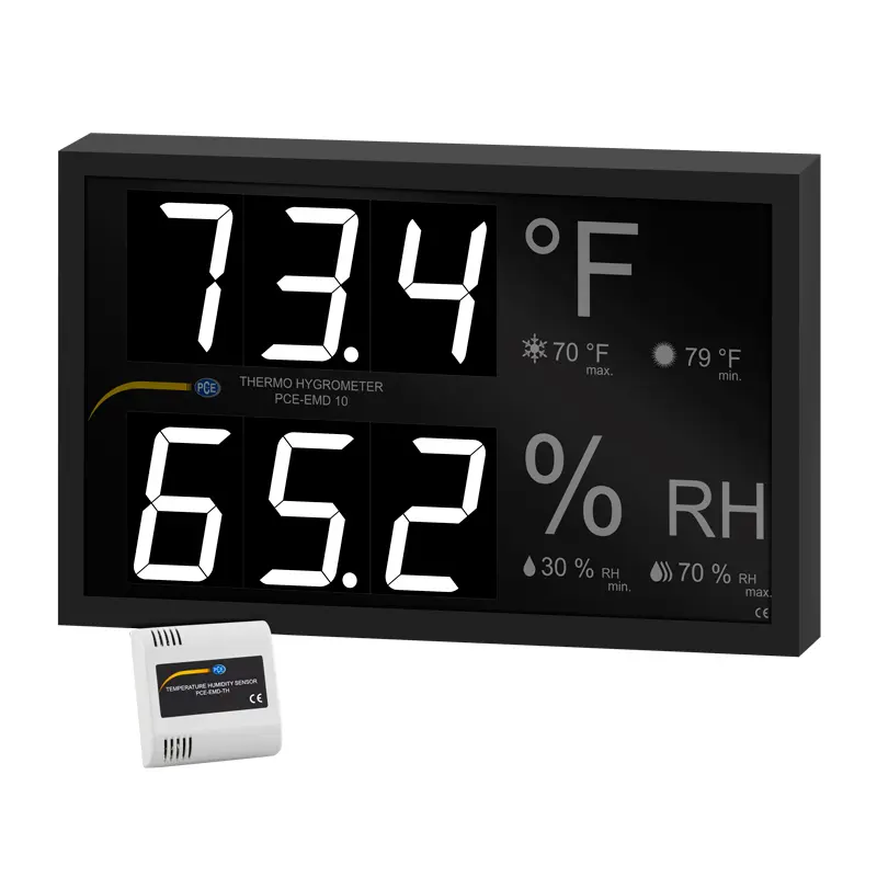 Jumbo Display Humidity & Temperature Meter