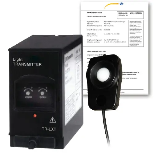 Lux Meter PCELXTTRMICA incl. ISO calibration certificate PCE