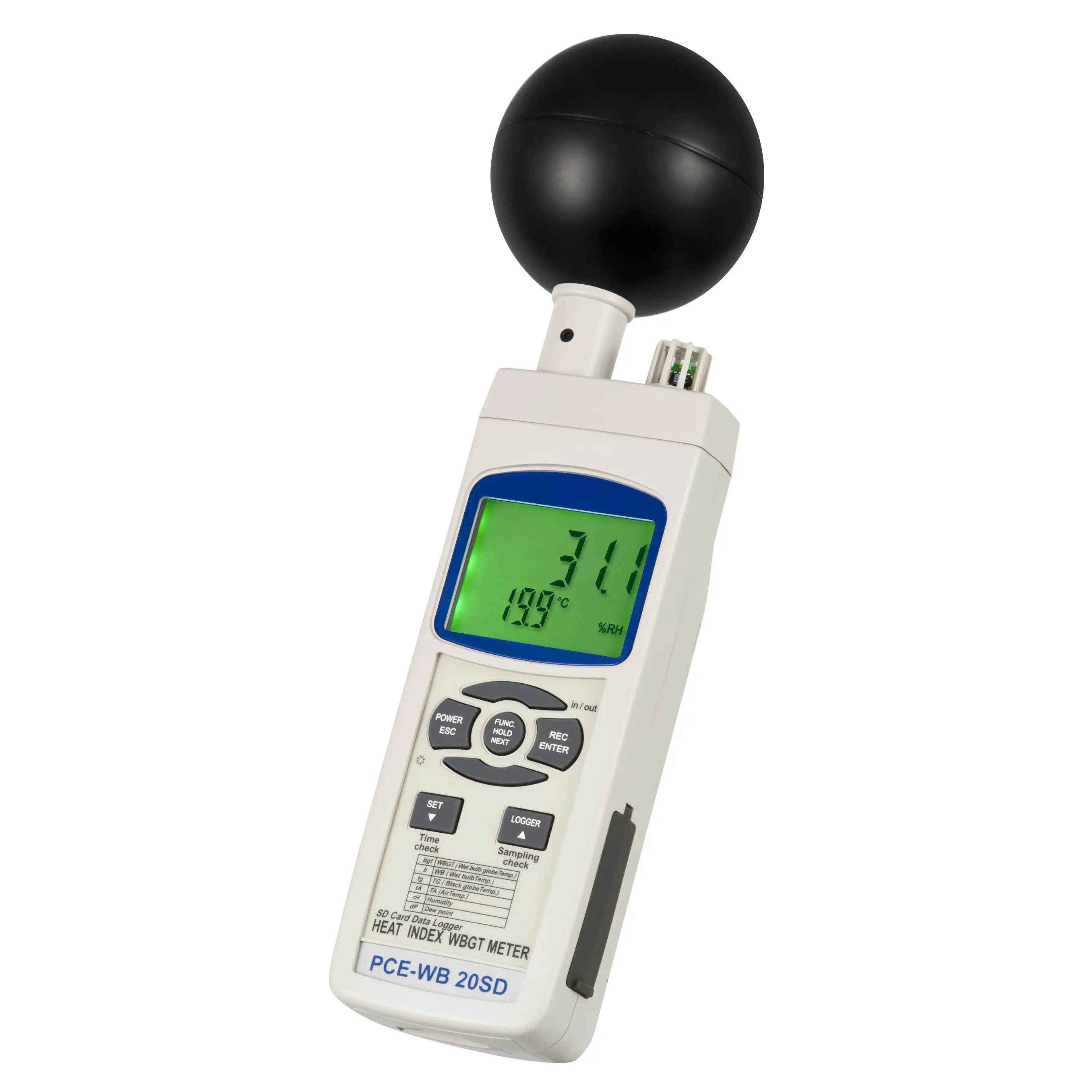 Multifunction Hygrometer PCEWB 20SD PCE Instruments