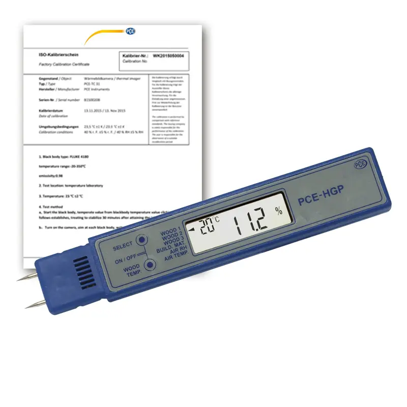 Multifunction Timber Moisture Meter Pce Hgp Ica Incl Iso Calibration Certificate Instruments Multifunction Timber Moisture Meter Pce