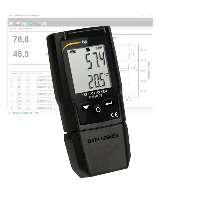 PDF Data Logger PCEHT 72 PCE Instruments