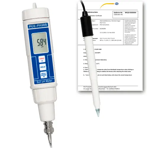 ph meter pce ph20s ica incl iso calibration certificate pce how to calibrate a ph meter