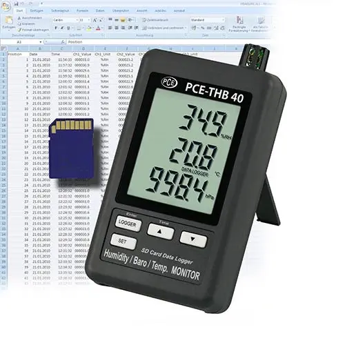 Gronden aanklager Het eens zijn met Thermo Hygrometer Barometer PCE-THB 40 | PCE Instruments