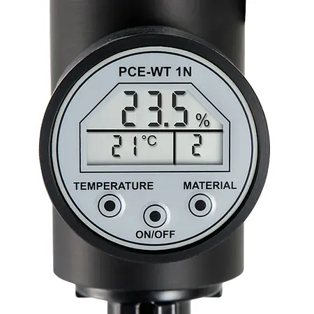 Absolute Moisture Meter PCE-WT1N display