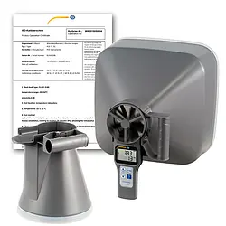 Air Humidity Meter Flow Hoods PCE-VA 20-SET-ICA incl. ISO Calibration