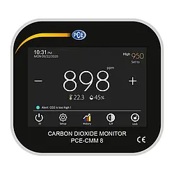 Air Quality Meter PCE-CMM 8 display