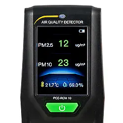 Air Quality Particle Counting Meter PCE-RCM 10 Display