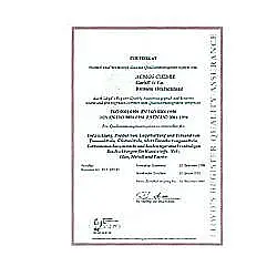 Calibration certificat for clamp meters