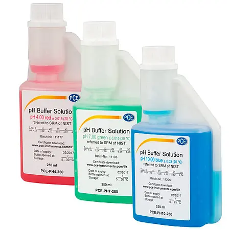 Calibration Solution pH4 and pH7 and pH10