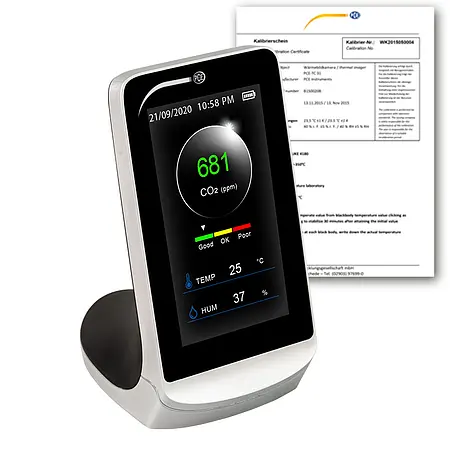 Carbon Dioxide Meter PCE-CMM 5-ICA incl. ISO Calibration Certificate