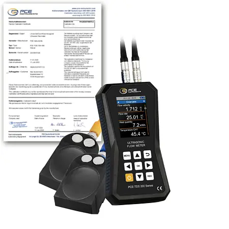 Portable Ultrasonic Flow Meter PCE-TDS 200 L-ICA