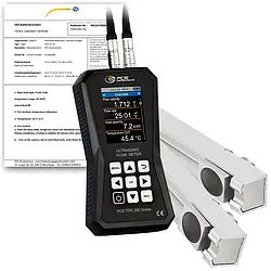 Clamp-on Ultrasonic Flow Meter PCE-TDS 200 MR-ICA incl. ISO-Calibration Certificate