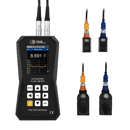 Portable Ultrasonic Flow Meter Frontal